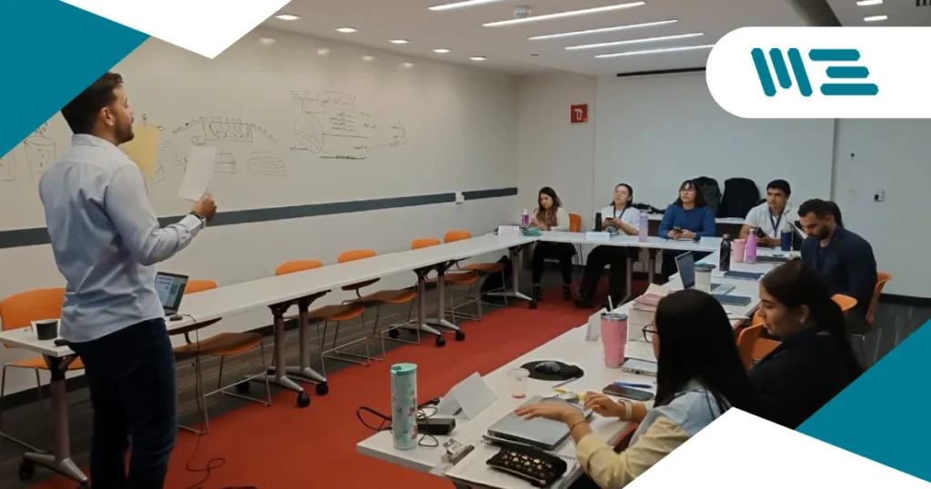 M3 Consulting realizando capacitación sobre seguridad alimentaria para comedor en Clase Azul