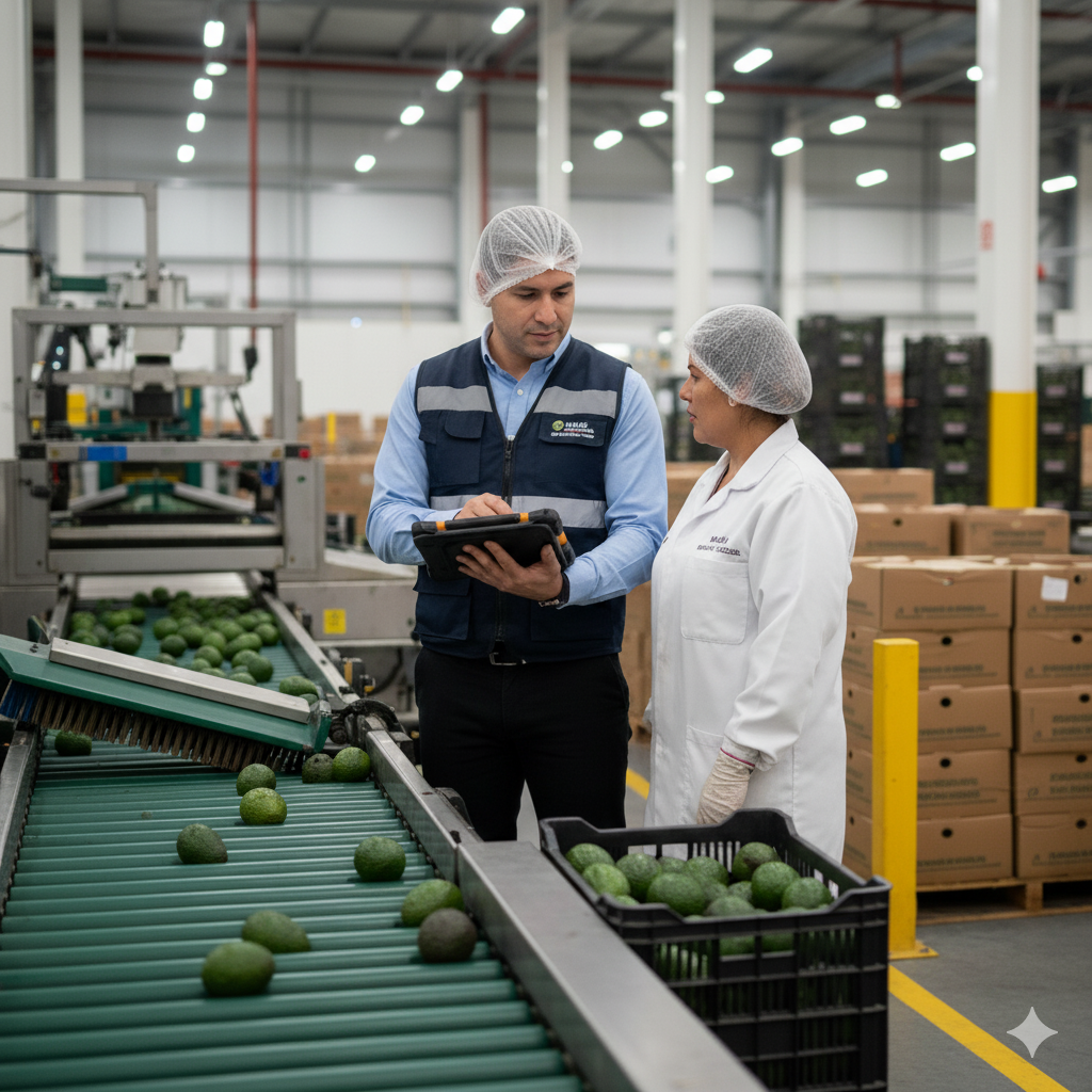 Consultor explicando cumplimiento programa FSVP para importación alimentos