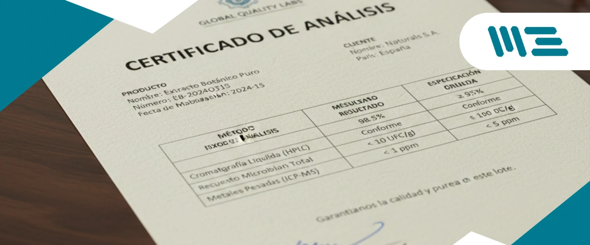 productos-que-requieren-un-certificado-de-analisis productos de diversas industrias, como alimentos, cosméticos y suplementos, que requieren un Certificado de Análisis (COA) para su venta en México.