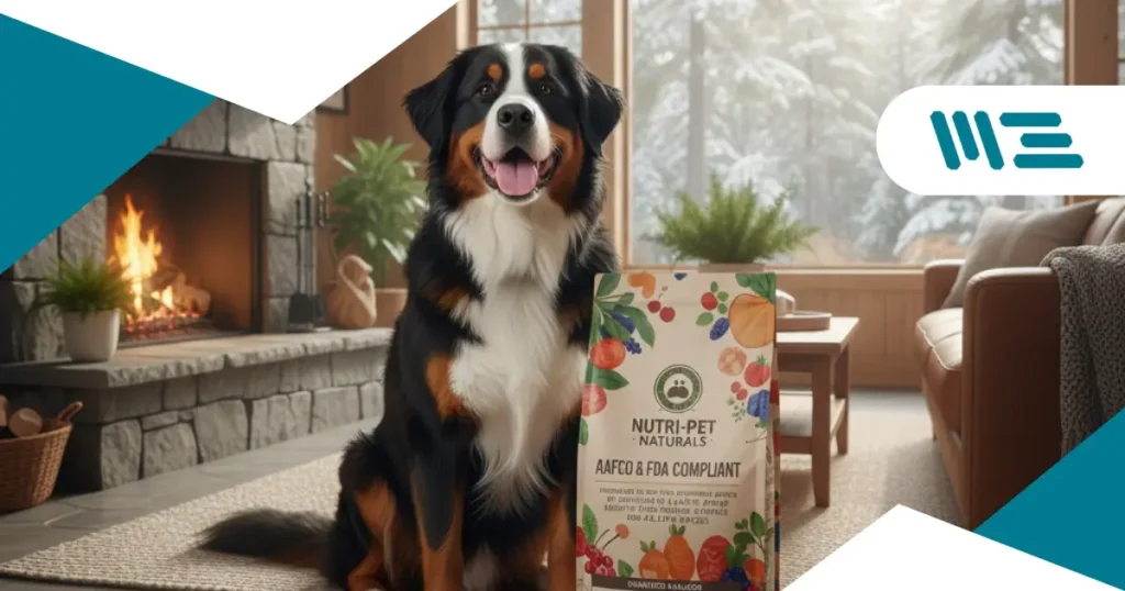 etiqueta de alimento para perros con lista de ingredientes completa y claims permitidos conforme a lineamientos aafco